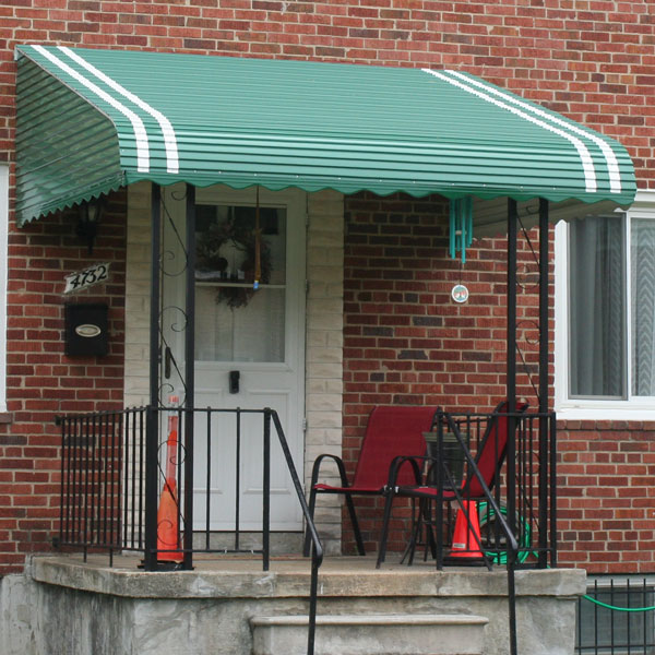 Step Down Aluminum Awning