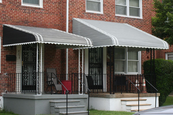 Step Down Aluminum Awning